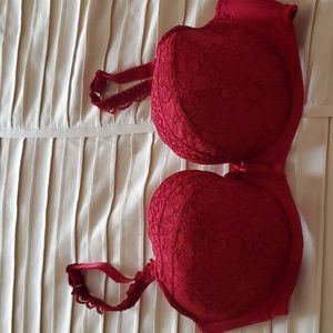 Pour moi 34F lightly padded lace bra